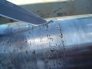 Crevice Corrosion on Shafts will destroy a Lip Seal System